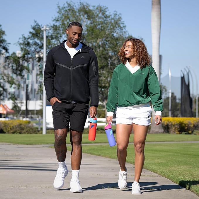 Gatorade 'Overtime' 22oz Stainless Steel Water Bottle, Straw Cap, Purple/Pink