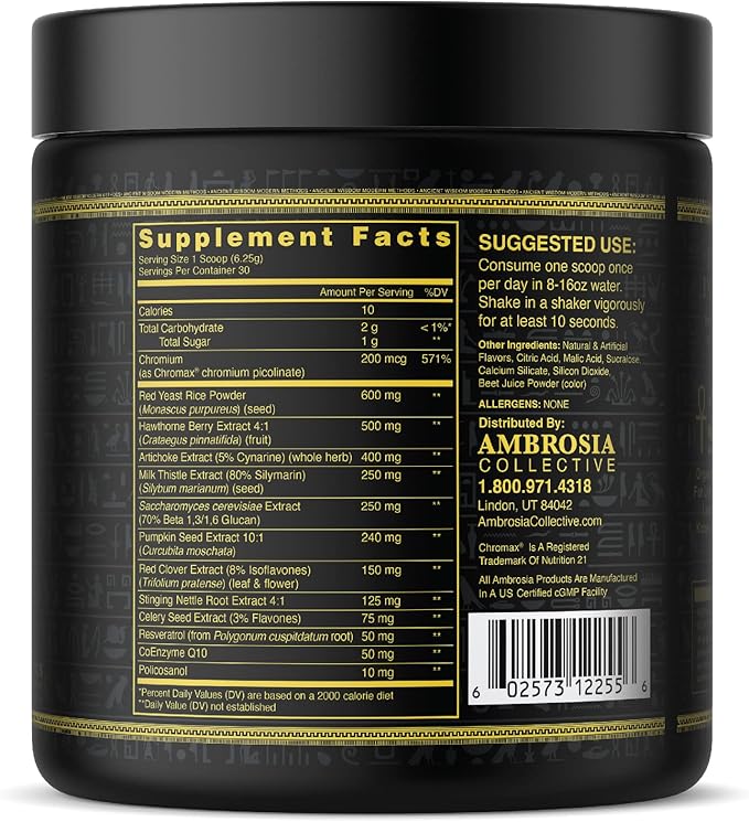 Ambrosia Nektar - Superfood Powder | Complete Health Supplement | 30 Servings (Fruit Symphony)