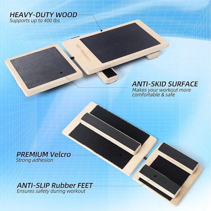 Ankle Balance Board – Stability Trainer for Rehabilitation, Basketball, Running, Yoga & Injury Recovery – Home Gym Equipment (Includes Workout Guide)