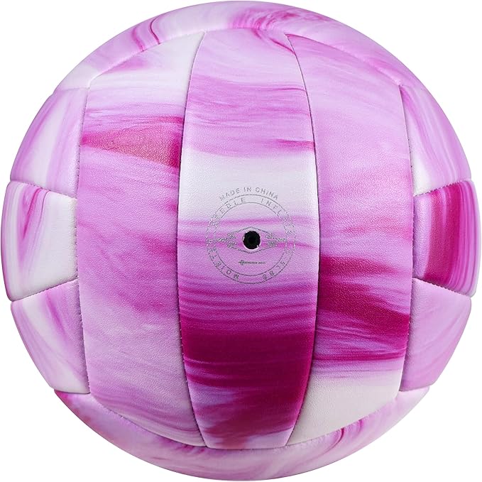 EVZOM Super Soft Volleyball Beach Volleyball Official Size 5 for Outdoor/Indoor/Pool/Gym/Training Premium Volleyballs Equipment Durability Stability Sports Ball