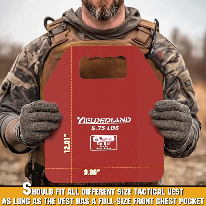 Curved Weight Vest Plates, 5.75/8.75lbs Pairs, Weighted Vest Men Woman, Strength and Endurance Training, Fitness Workouts, Running, Walking