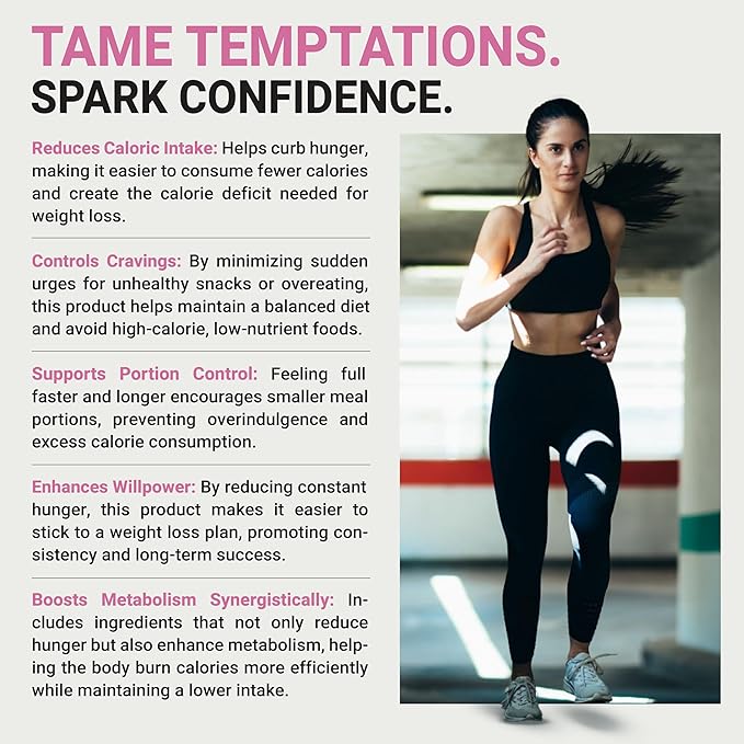 Harmony Glow: ByeBye Cravings - Weight Loss Pills for Women & Powerful Appetite Support | 7 Research Backed Ingredients for Diet Results, Stamina, Energy & Shed Fat - 60 Caps for Adults