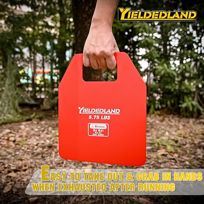 Curved Weight Vest Plates, 5.75/8.75lbs Pairs, Weighted Vest Men Woman, Strength and Endurance Training, Fitness Workouts, Running, Walking