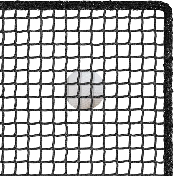 AKOZLIN Heavy Duty Sports Golf Netting Hitting Net 1" Square mesh for Softball,Baseball 10x10ft/10x15ft/10x20ft