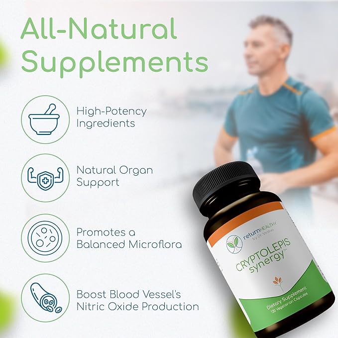 Cryptolepis Synergy, Immune Support Vitamins, Immune System Booster for Adults, Liver, Lymphatic, & Immune Support Supplement, Supports Lyme & Natural Parasite Defense, 120 Capsules