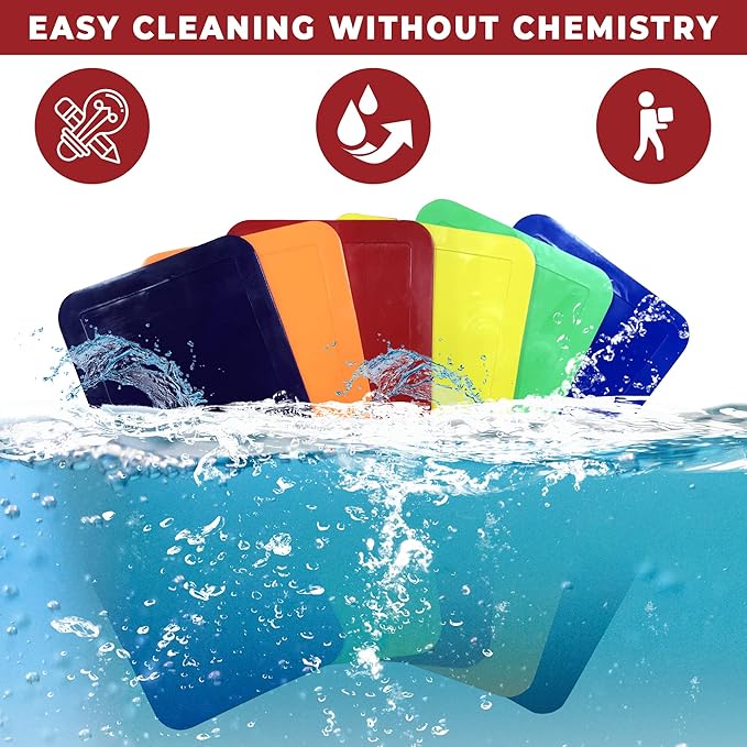 9 Inch Square Poly Vinyl Spot Markers – Training Drills with School Gyms, Sports Teams, Track and Field, Basketball, Football, Soccer, Baseball, Preschool, Kindergarten – Set of 12