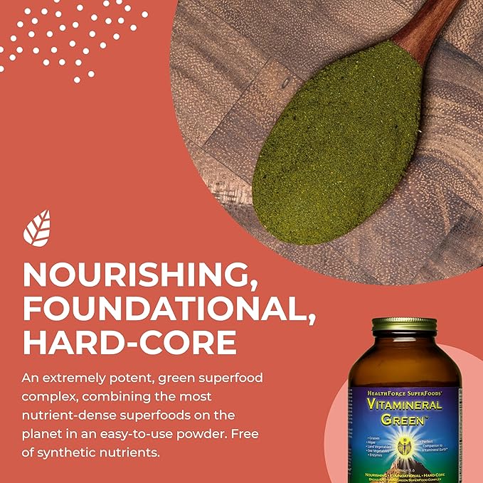 HealthForce SuperFoods Vitamineral Green 300 Grams Powder
