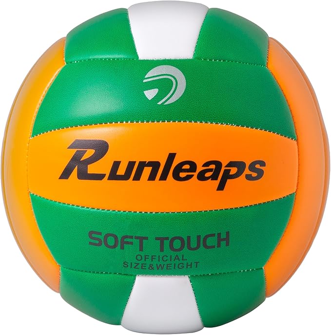 Beach Volleyball Official Size 5 Soft Waterproof Volleyball Sand Sports PU Ball for Indoor, Outdoor, Pool, Gym, Training