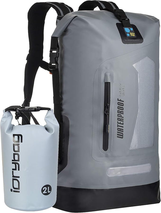 IDRYBAG Waterproof Backpack for Men 20L/30L/40L, Floating Dry Bag Kayak, Dry Backpack Hiking