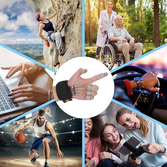 Finger Strengthener Stroke Recovery Physical Therapy Equipment Stretcher Hand Strengthener Hand Workout Extension Exerciser Hand Grip Trainer