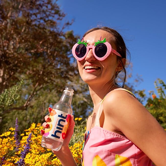 Hint Bottled Water, 4-Flavor Smashup Variety Pack - Purified Water Beverages with Zero Calories, Natural Flavors, and Sugar Free - 16 Fl Oz (Pack of 12)