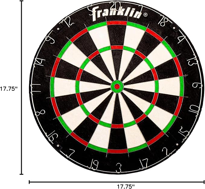 Franklin Sports Professional Dartboard - 18" Regulation Size