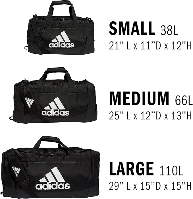 adidas Unisex Defender 4.0 Gym Duffel Bag for Men and Women, Team Royal Blue, Small (38L)
