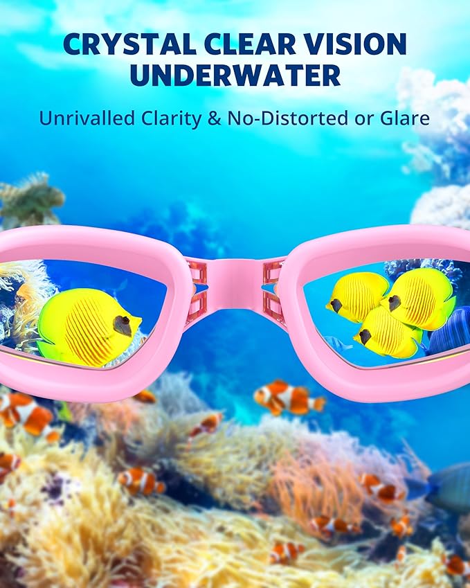 Aegend Swim Goggles, Swimming Goggles No Leaking Full Protection Adult Men Women Youth