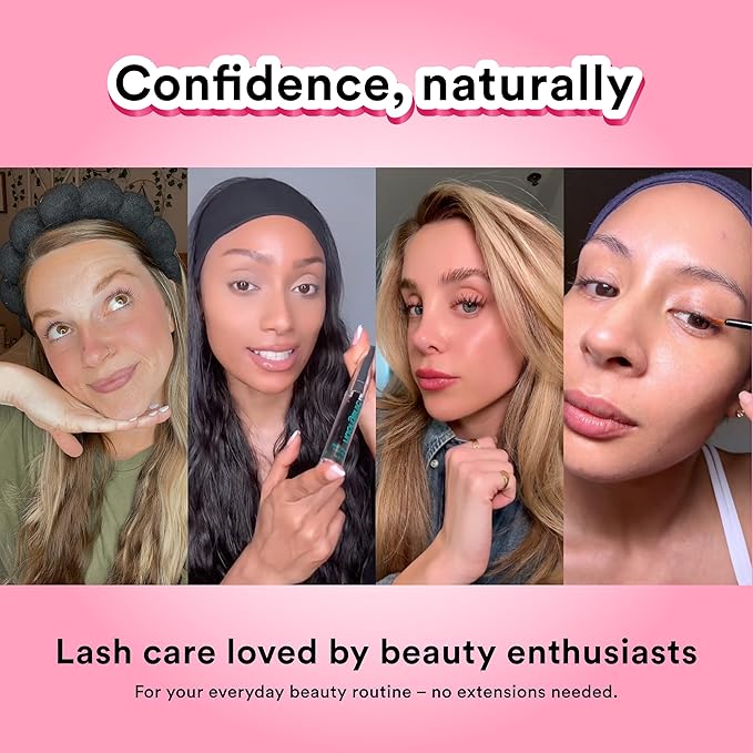 Cosmic Lash Serum Without Prostaglandins | Eyelash Growth Serum for Thicker, Longer, More Defined Lashes | 4-Month Supply XL Size | Made in USA | cGMPA Certified Lab