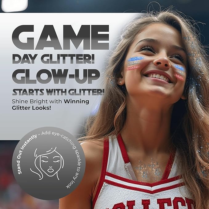 Hair Glitter Gel – Body Glitter for Kids and Women – Iridescent Cosmetic-Grade Gel w/Moon & Stars for Hair, Body & Face, Applies Smoothly w/o Glue & Washes Off Easily, 3 Oz - Purple/Silver 2Pack