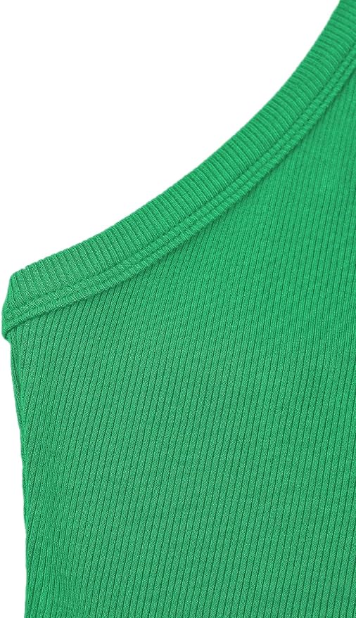 iGENJUN Workout Tops for Women Racerback Basic Tank Summer 2025 Camisole V Neck Slim Fit Ribbed Sleeveless