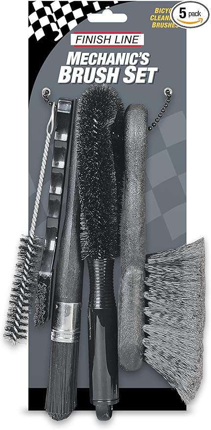 Finish Line Easy-Pro 5 Piece Mechanic's Brush Set