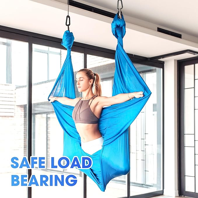 Heavy Duty Carabiner Clip, Steel Carabiners 1100lbs 3" D Shaped Spring Hook Small Clips for Hammocks, Hiking, Keychains, Outdoors and Gym, Dog Leash and Key Ring