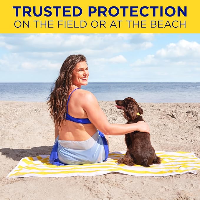 Coppertone Sport Sunscreen Lotion SPF 50, Sweat, Heat and Water Resistant Sunblock, Lightweight, Oxybenzone Free, Travel Size Sunscreen Bulk Pack, 3 Fl Oz Bottle, Pack of 6