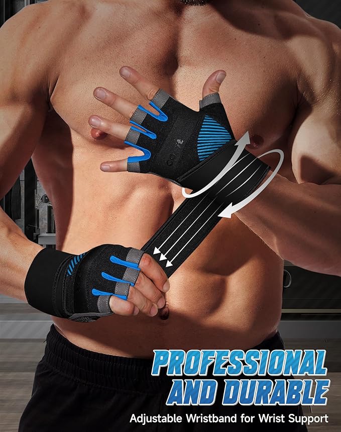 COFIT Breathable Workout Gloves, Antislip Weight Lifting Gym Gloves for Men Women, Superior Grip & Palm Protection for Weightlifting, Fitness, Exercise, Training