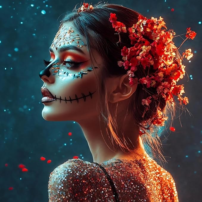 Dmsky 14 Colors Body Glitter,Face Glitter Makeup for Kids Women,Sparkly Chunky Hair Glitter for Eye Lip Hair Nails,Mardi Gras Glitter Makeup Face Paint,Singer Concerts Disco Rave Festival Accessories