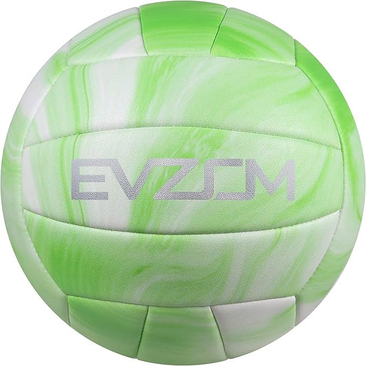 EVZOM Super Soft Volleyball Beach Volleyball Official Size 5 for Outdoor/Indoor/Pool/Gym/Training Premium Volleyballs Equipment Durability Stability Sports Ball