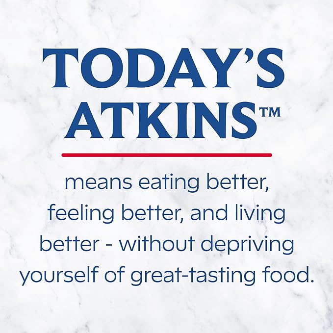 Atkins Café au Lait Iced Coffee Flavored Protein Shake, High Protein Shake, Low Sugar, Low Carb and Low Sugar, Keto Friendly, Gluten Free, 12 Count
