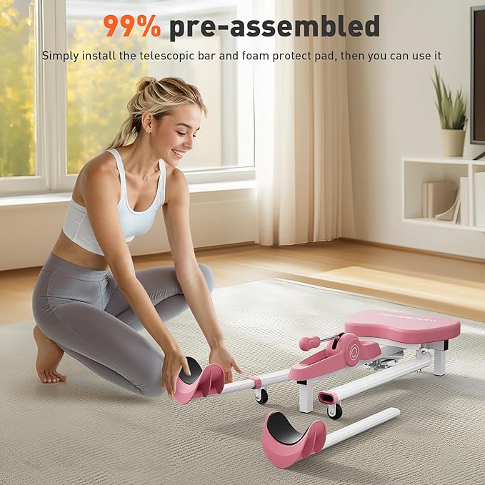 FEIERDUN 2025 Updated Leg Stretcher, Leg Stretcher Machine for Flexibility and Relieving Hip Tightness, Heavy Duty Split Machine Stretcher for Home Gym Split Machine Training Fitness