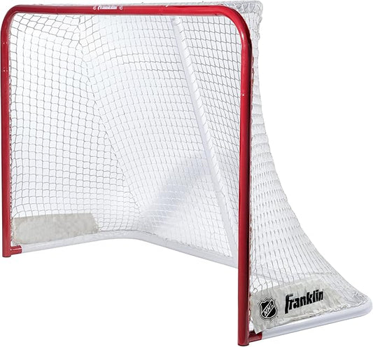 Franklin Sports Street Hockey Goal - Official Regulation Steel Hockey Net - Street Hockey Goal Set