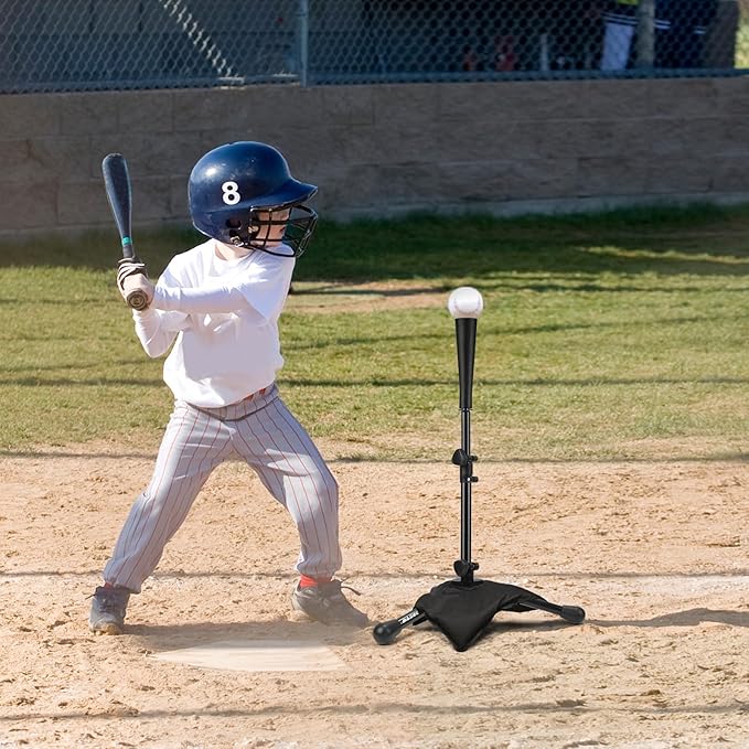 Baseball Tee for Kids,Youth Stand Set,Teeball Set,Youth Baseball,Softball Batting Tee Set,Easy Adjustable Height