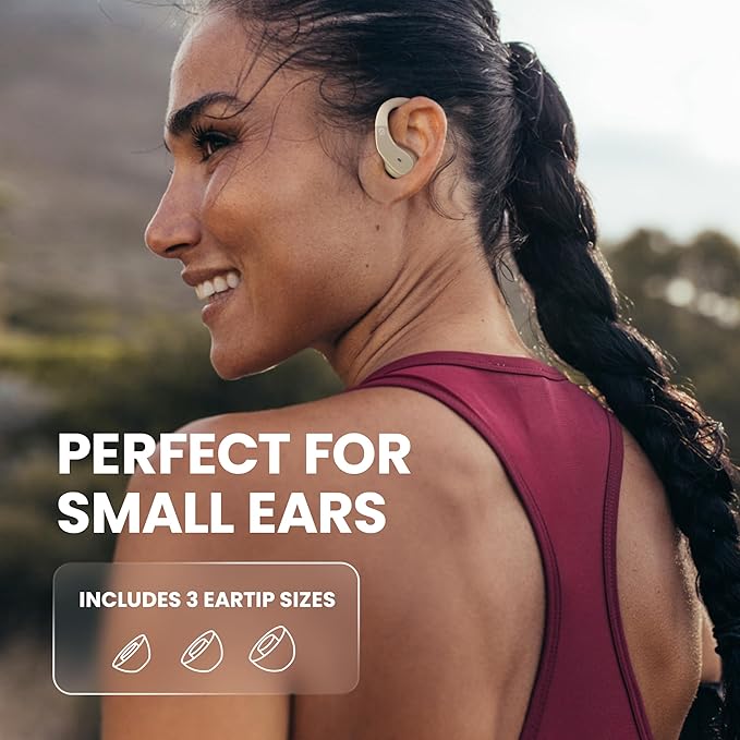 Back Bay Audio - Runner's Wireless Earbuds Bluetooth Headphones for Sports, Hook Over The Ear Buds, Deep Bass, Wrap Around Earphones with Earhooks for Running, Workout Wireless Headphones for The Gym