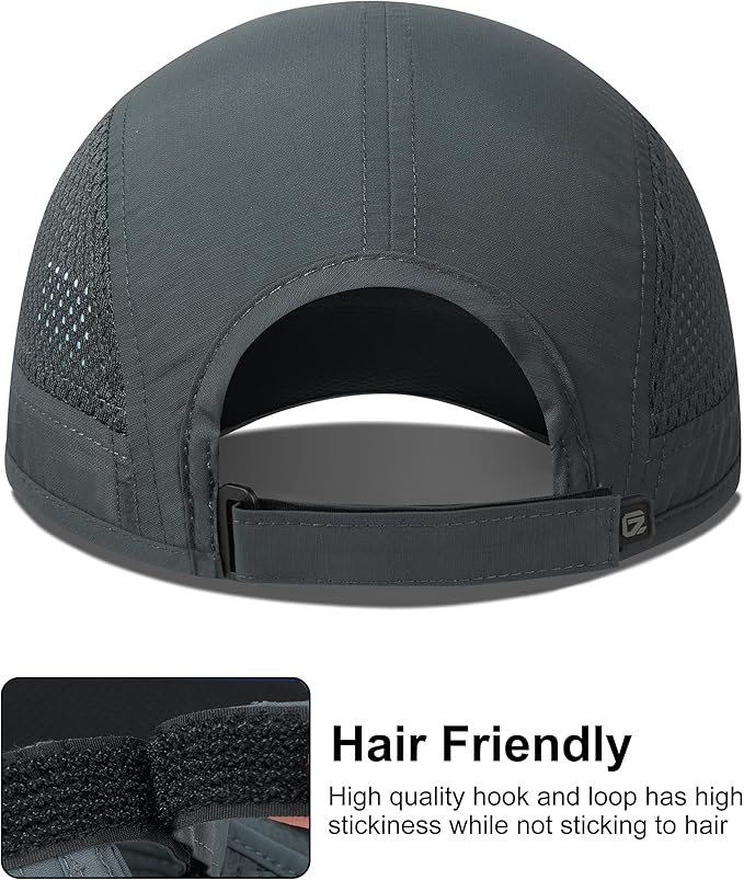 GADIEMKENSD Mens Folding Outdoor Hat Long Brim UPF 50+ Sun Protection