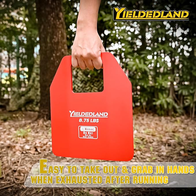 Curved Weight Vest Plates, 5.75/8.75lbs Pairs, Weighted Vest Men Woman, Strength and Endurance Training, Fitness Workouts, Running, Walking