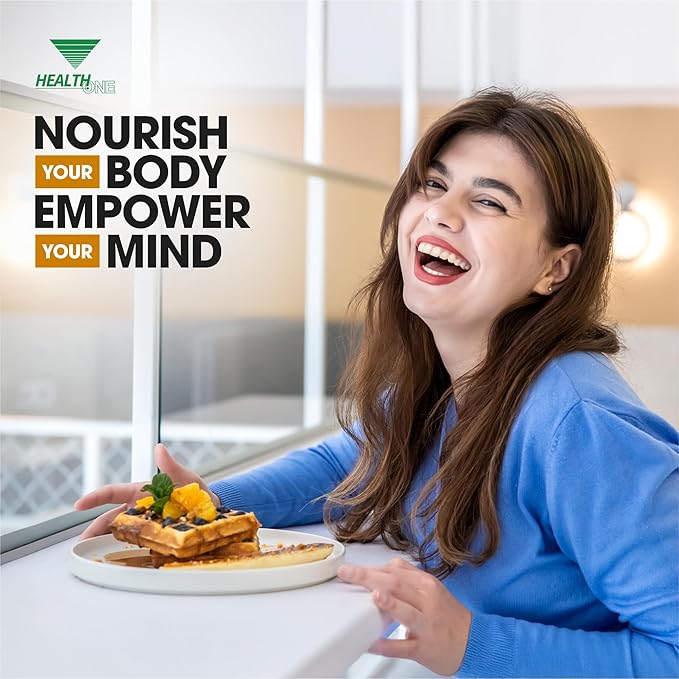 Health One High Protein Pancake & Baking Meal Replacement Powder | 15G Whey & Soy Isolate | GLP-1 Booster | Gluten Free Waffle & Muffin Mix | Just Add Water | No Artificial Sweeteners (15 Servings)