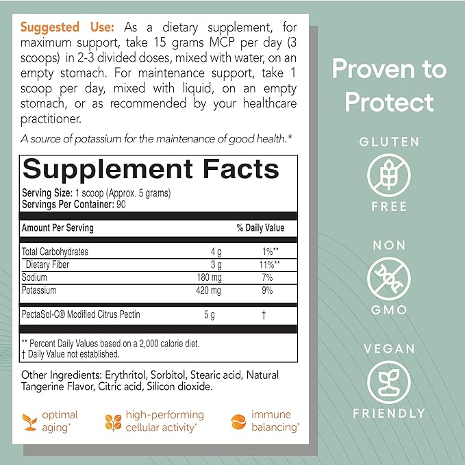 EcoNugenics Detox Rescue Supplement Bundle for Men & Women – PectaSol Modified Citrus Pectin Fiber + 2 GlyphoDetox Bottles — Safely Removes Pesticides & Agricultural Toxins, Offers Total-Body Support