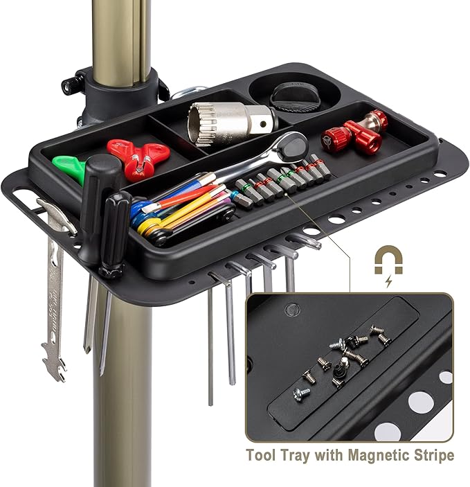 CXWXC Bike Repair Stand 88lbs- E Bike Stand for Maintenance Workstand - Ebike Repair Stand Shop Home Mechanics for Mountain Bike and Road Bike (Max. 88lbs)