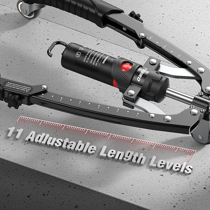 FLYBIRD Chest & Arm Twister Trainer, Hydraulic Power Chest Press Machine 22-440lbs for Upper Body Strength Training, 2-in-1 Chest Trainer with Ab Roller Wheel (Backpack & Pad Included)