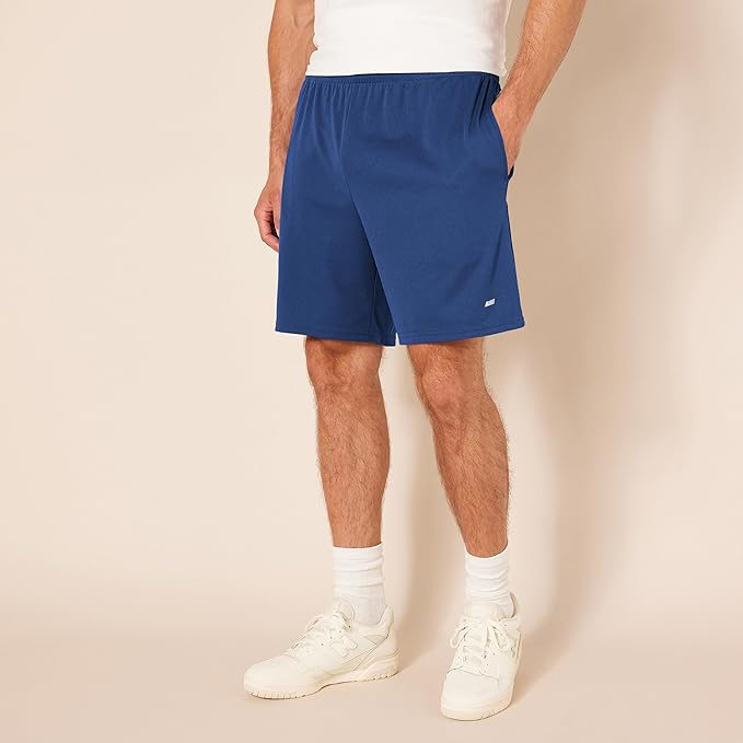 Amazon Essentials Men's Performance Tech Loose-Fit Shorts (Available in Big & Tall), Pack of 2