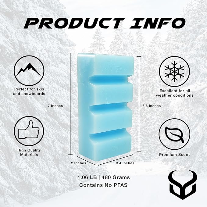 Demon Charger Complete Ski and Snowboard Tuning Kit with Iron, 2.25lb Wax, Brush Kit, Base Cleaner and Wax Apron