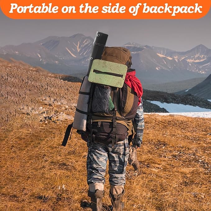 Deer Drag Sled Game Hauler Utility Snow Sled Deer Hunting Sled for Effortless Hauling of Ice Fishing Supplies, Firewood, Duck Hunting Gears, Fishing Equipment