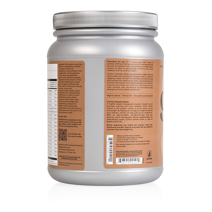 GoTrim Chocolate Protein Shakes Ready to Drink – High Protein, High Fiber, Meal Replacement, No Added Sugar, Gluten-Free, 14 Servings – Perfect for Weight Loss, Muscle Building, and Busy Lifestyles