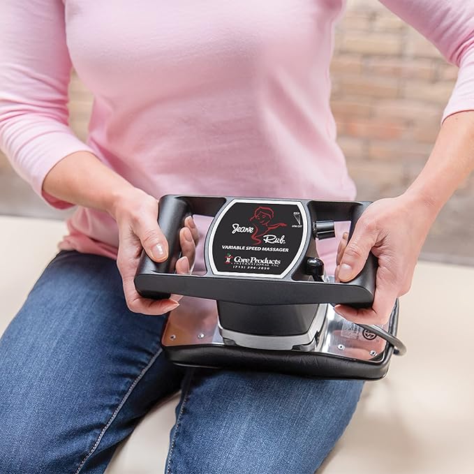 Core Products Jeanie Rub Variable Speed Massager, Deep Tissue Back & Shoulder Massager for Pain Relief, Body Massager for Back, Neck, Lower Back & Cellulite Massage