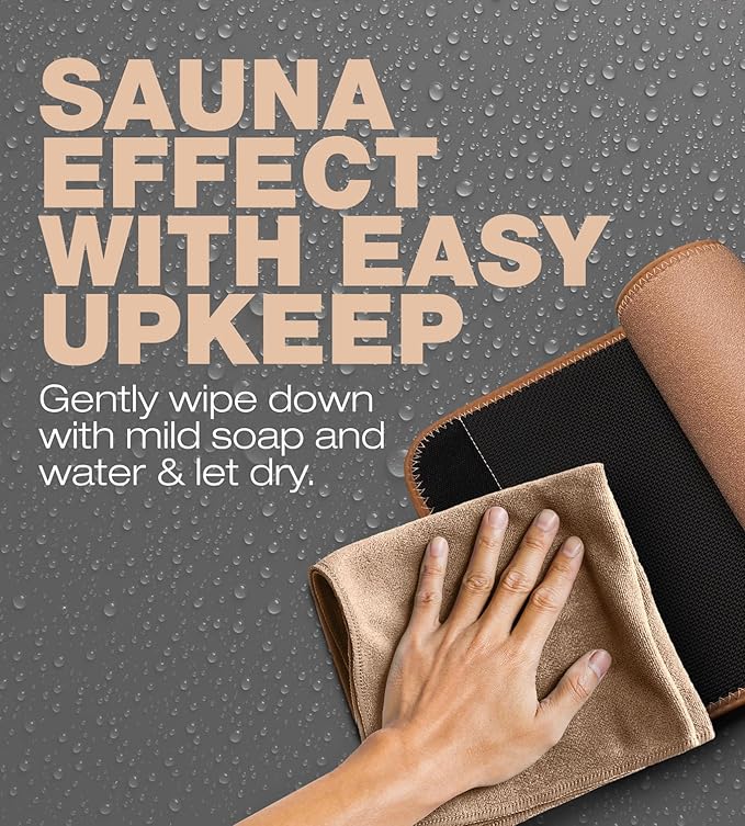 ActiveGear Premium Waist Trimmer & Trainer Belt for Men and Women - Sweat-Enhancing Slimming Wrap for Stomach, Adjustable Fit