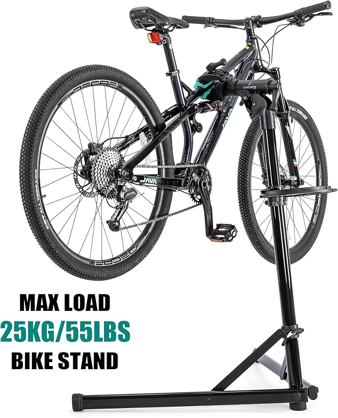 cyclists Bike Repair Stand Bike Stand for Workstand Maintenance - E Bike Repair Stand Bicycle Shop Home Mechanics for Mountain Bike and Road Bike (Max Load 55lbs)