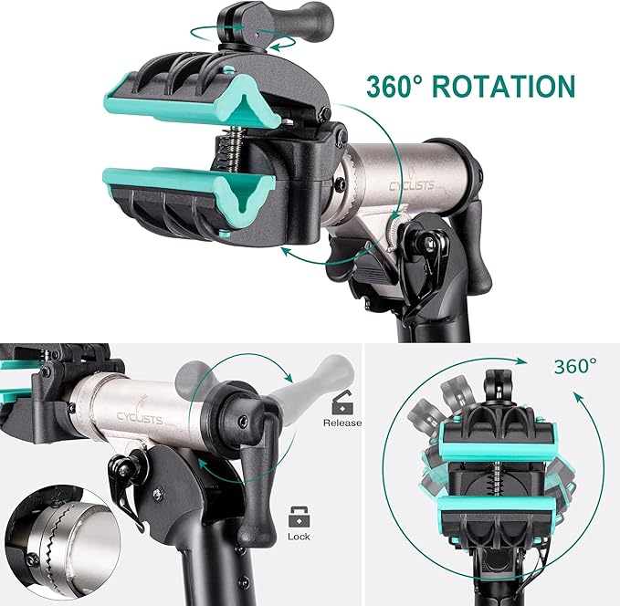 cyclists Bike Repair Stand(Max Load 110lbs)- Bike Stand for Workstand Maintenance - E Bike Repair Stand Bicycle Shop Home Mechanics for Mountain Bike and Road Bike