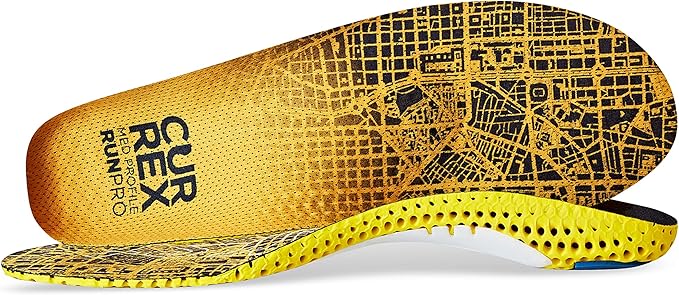CURREX RunPro Insoles for Running Shoes – Arch Support Inserts to Help Reduce Fatigue, Prevent Injuries & Boost Performance – for Men & Women – Medium Arch, Medium Size