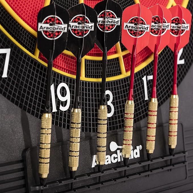 Arachnid Cricket Pro 650 Standing Electronic Dartboards with 24 Games, 132 Variations, and 6 Soft-Tip Darts Included