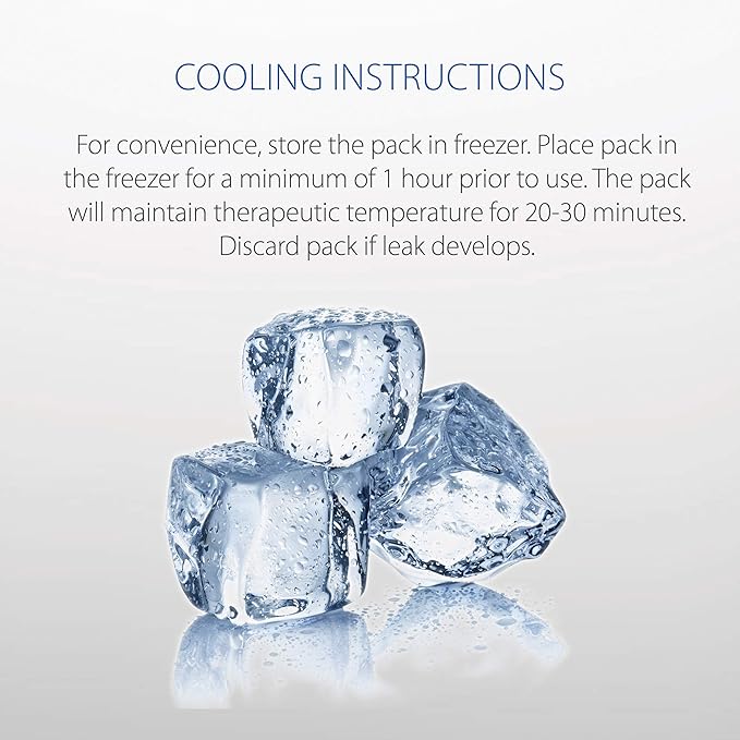 Core Products Clover Pack Frost Free Cold Therapy, Flexible for Knee, Shoulder, Elbow & Ankle with Compression Strap - Made in The USA