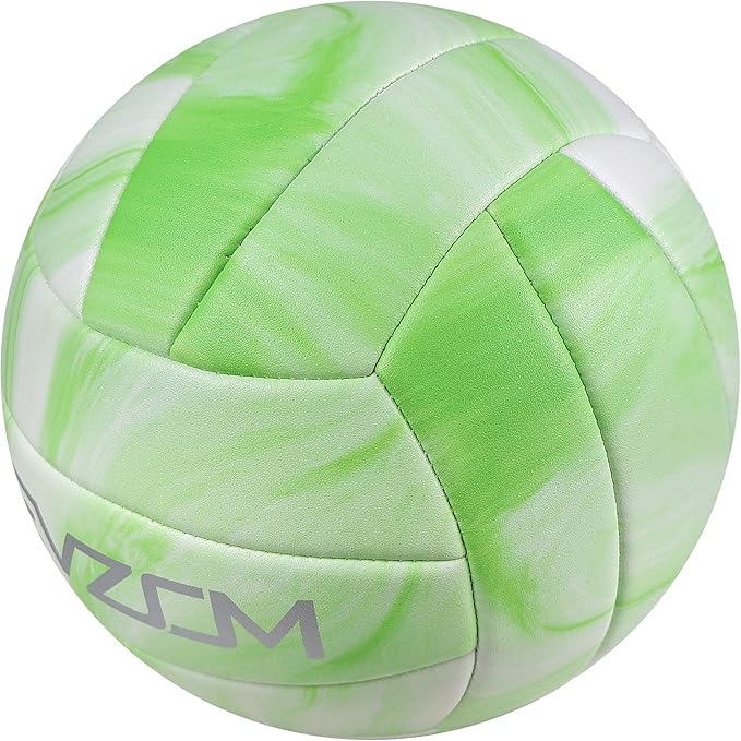EVZOM Super Soft Volleyball Beach Volleyball Official Size 5 for Outdoor/Indoor/Pool/Gym/Training Premium Volleyballs Equipment Durability Stability Sports Ball